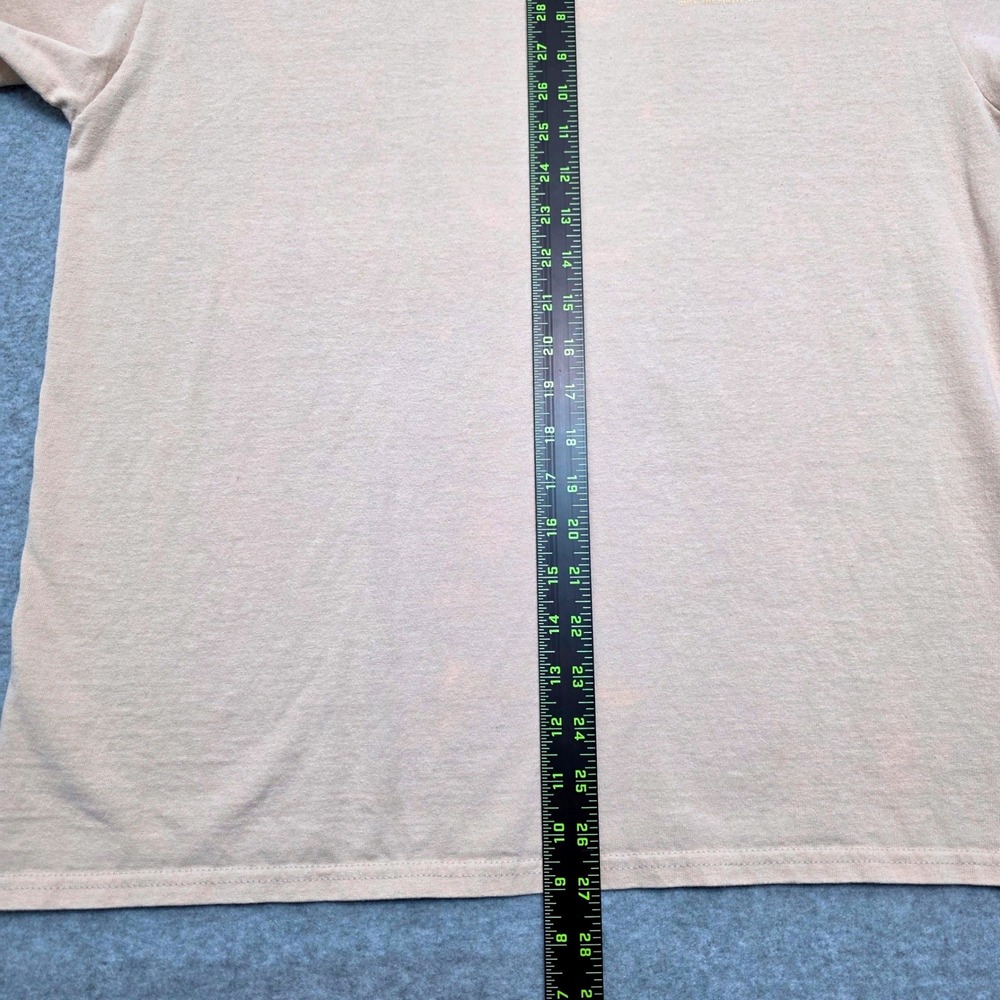 EMPYRE Men's Large Peach‎ Graphic T-Shirt Street Style Eagle Logo Short Sleeve - Picture 10 of 11